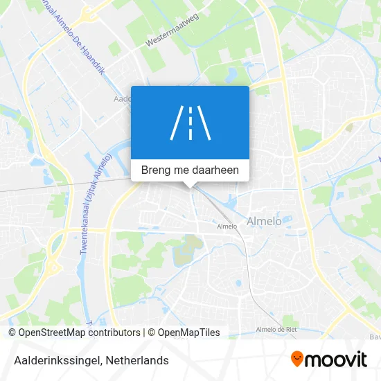 Aalderinkssingel kaart