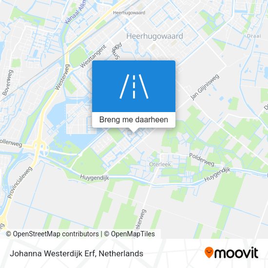 Johanna Westerdijk Erf kaart