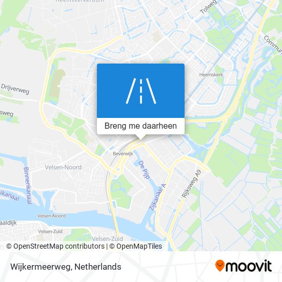 Wijkermeerweg kaart