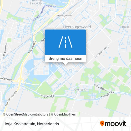 Ietje Kooistratuin kaart