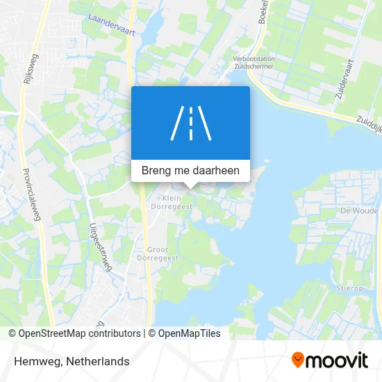 Hemweg kaart