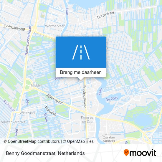 Benny Goodmanstraat kaart