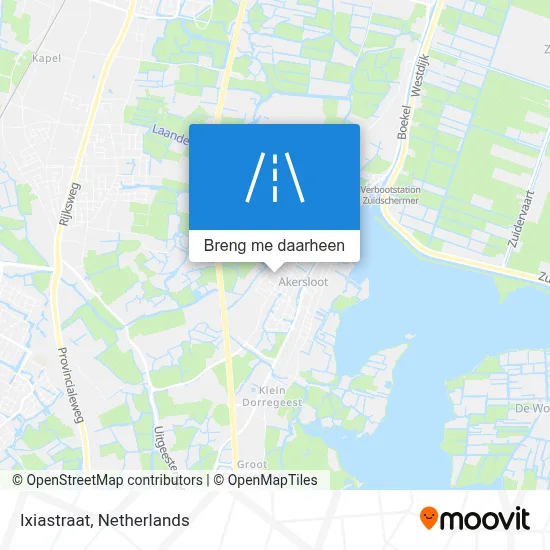 Ixiastraat kaart