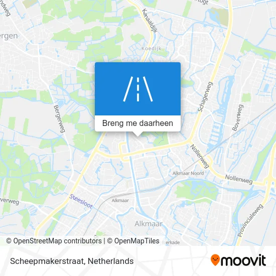 Scheepmakerstraat kaart