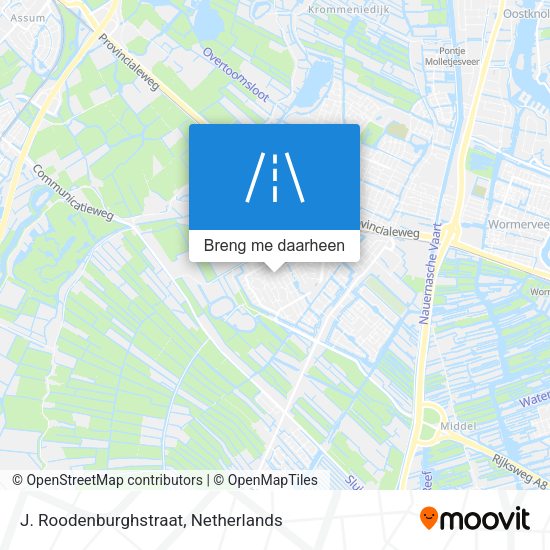 J. Roodenburghstraat kaart