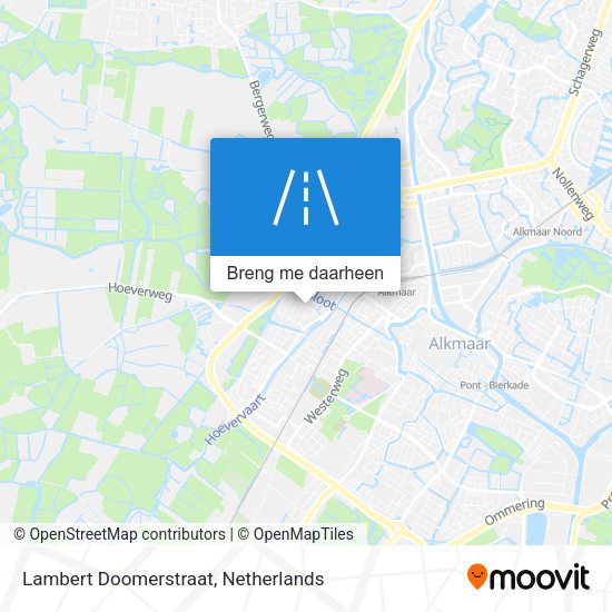 Lambert Doomerstraat kaart