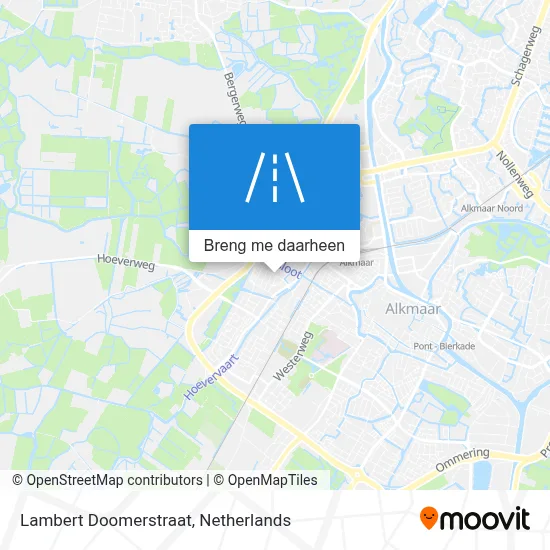 Lambert Doomerstraat kaart