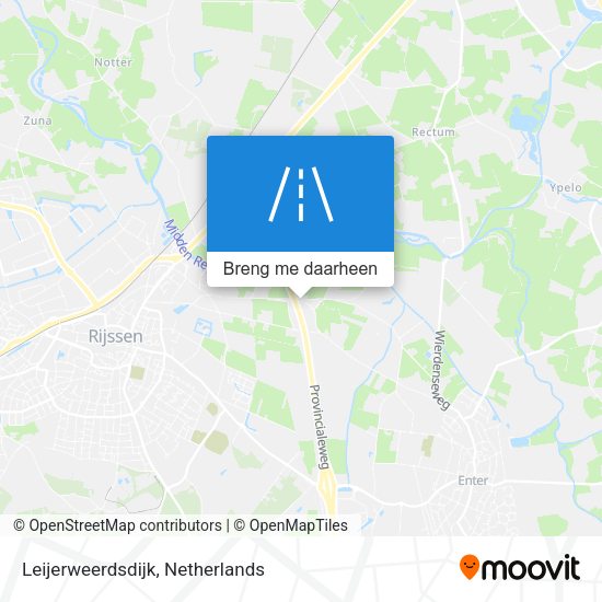 Leijerweerdsdijk kaart