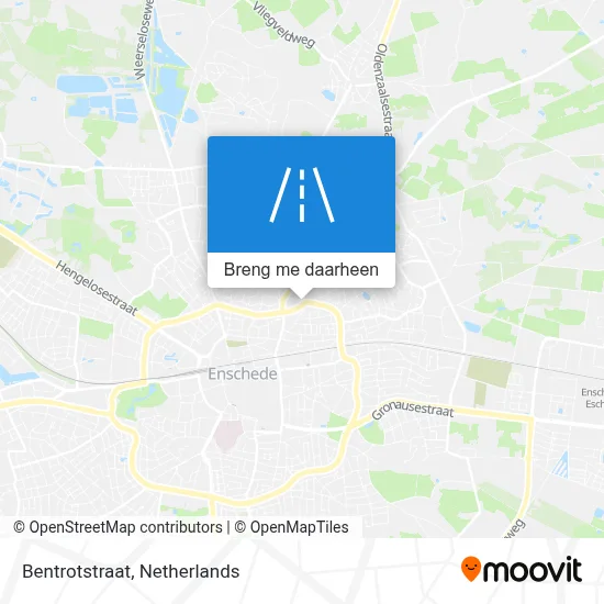 Bentrotstraat kaart