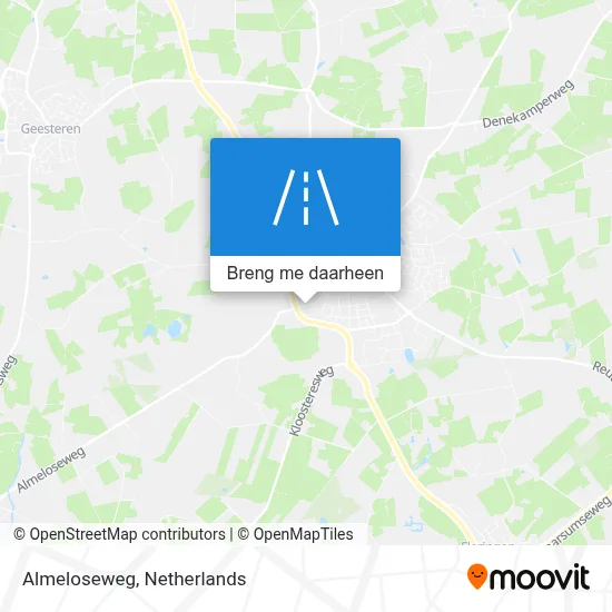Almeloseweg kaart