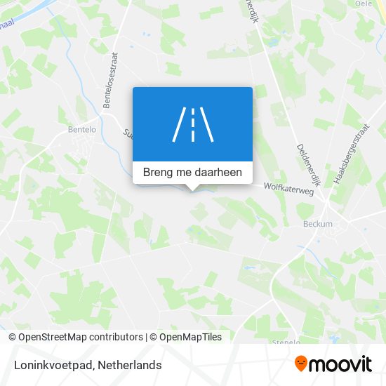 Loninkvoetpad kaart