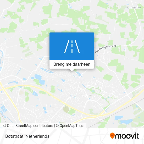 Botstraat kaart