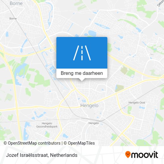 Jozef Israëlsstraat kaart