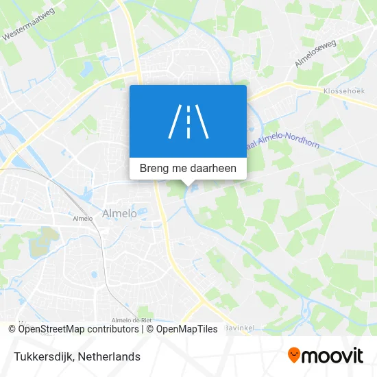 Tukkersdijk kaart