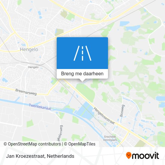 Jan Kroezestraat kaart