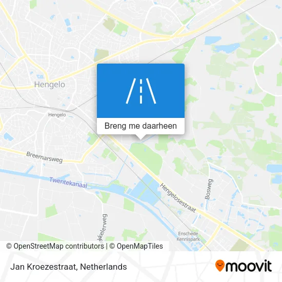 Jan Kroezestraat kaart