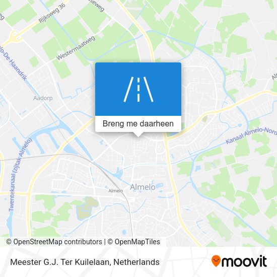 Meester G.J. Ter Kuilelaan kaart