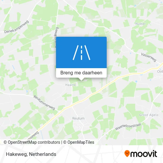 Hakeweg kaart