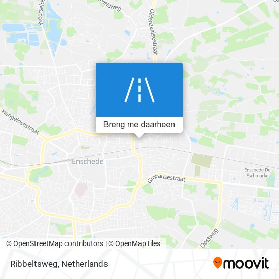 Ribbeltsweg kaart