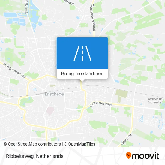 Ribbeltsweg kaart