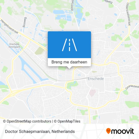 Doctor Schaepmanlaan kaart