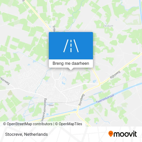 Stocreve kaart