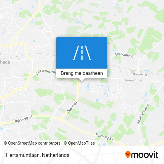 Hertsmuntlaan kaart