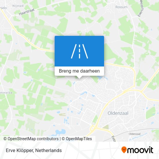 Erve Klöpper kaart
