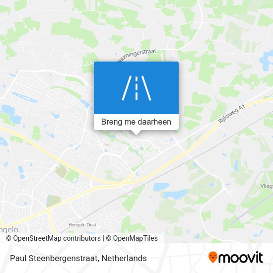 Paul Steenbergenstraat kaart