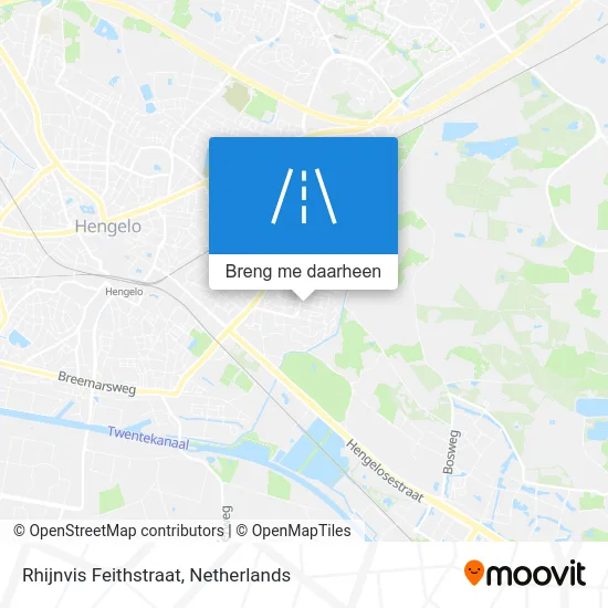 Rhijnvis Feithstraat kaart