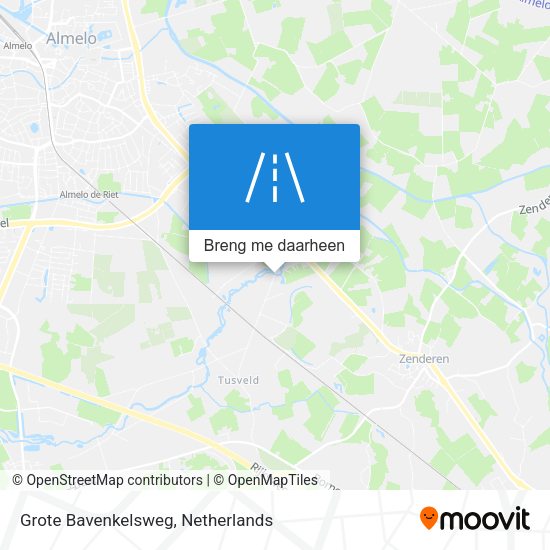 Grote Bavenkelsweg kaart