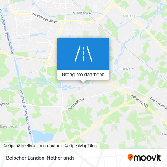 Bolscher Landen kaart