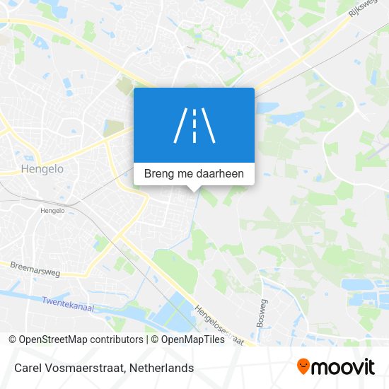 Carel Vosmaerstraat kaart