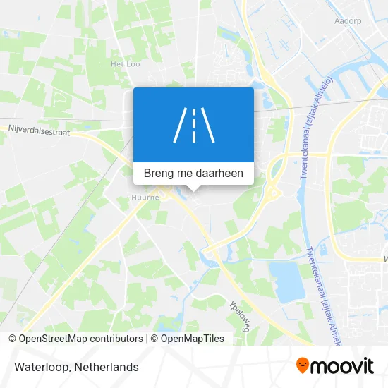 Waterloop kaart