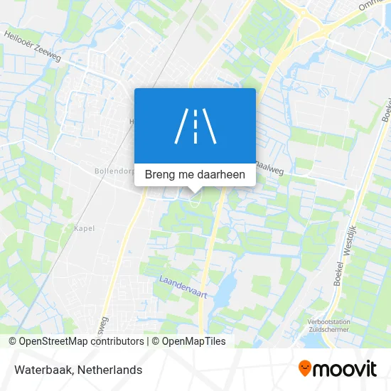 Waterbaak kaart