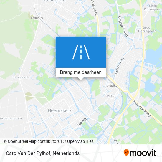 Cato Van Der Pylhof kaart