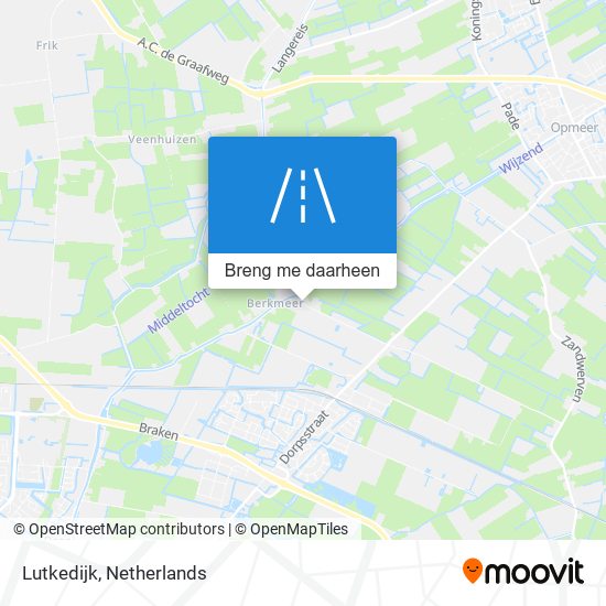 Lutkedijk kaart