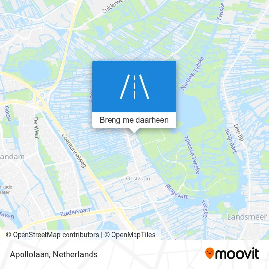 Apollolaan kaart