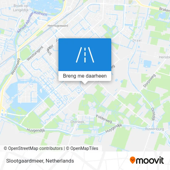 Slootgaardmeer kaart