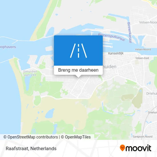 Raafstraat kaart