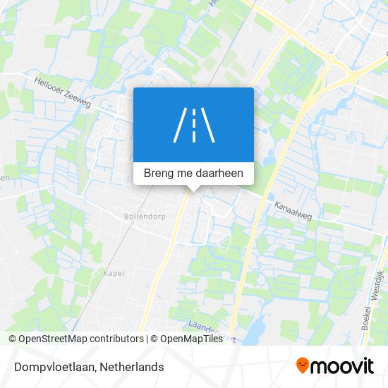 Dompvloetlaan kaart