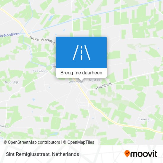 Sint Remigiusstraat kaart