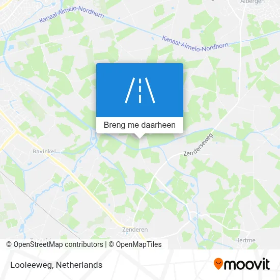 Looleeweg kaart