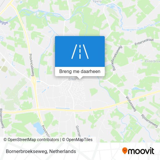Bornerbroekseweg kaart