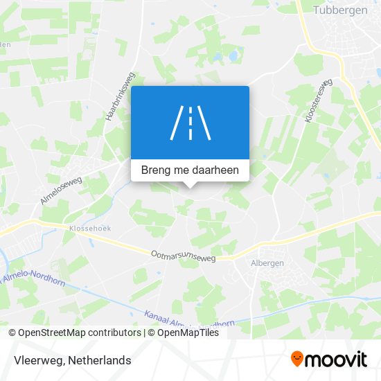 Vleerweg kaart