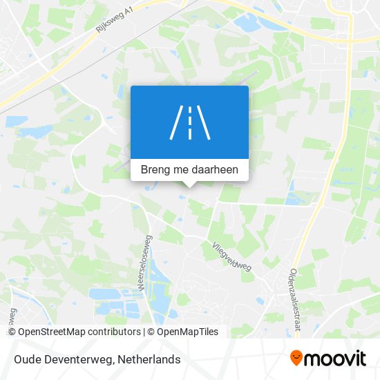 Oude Deventerweg kaart