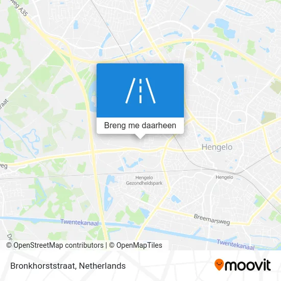 Bronkhorststraat kaart