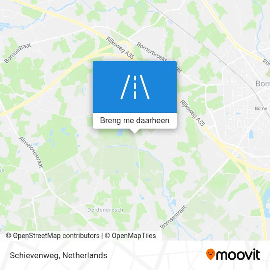 Schievenweg kaart