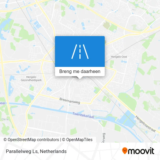 Parallelweg Ls kaart