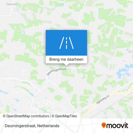 Deurningerstraat kaart